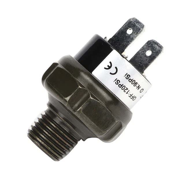 Universal Air Compressor Tank Pressure Control Switch Valve 90-120PSI NPT1/4