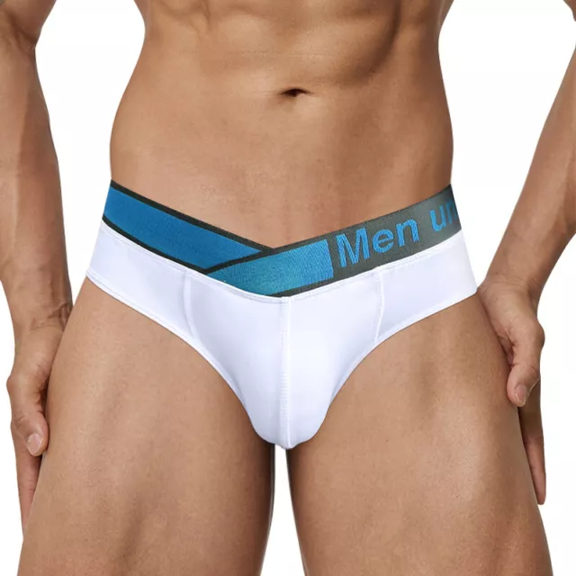 1/3/4 Pack Mens Briefs Low-Rise Panties Knickers Bikini Underwear Underpants