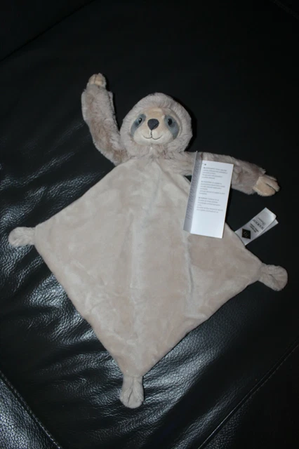 Doudou Plat Beige Paresseux Tex Baby Neuf