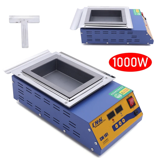 1KW Solder Pot Bath CM161 Lead Free Titanium Alloy Square Soldering Titanium