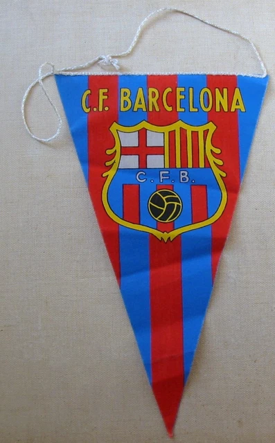 C.f Vintage Barcelona Fanion Club Football