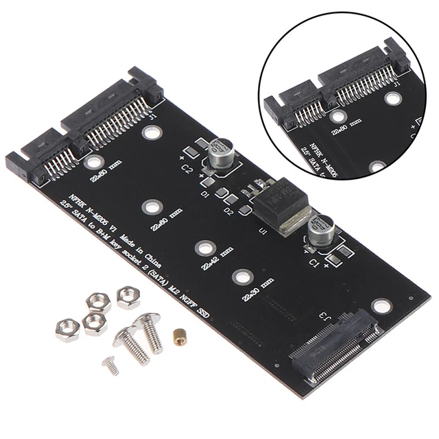 M.2 Ngff B-key Ssd A Sata Adaptador Ddr Ranura De Memoria Ex | Cuotas