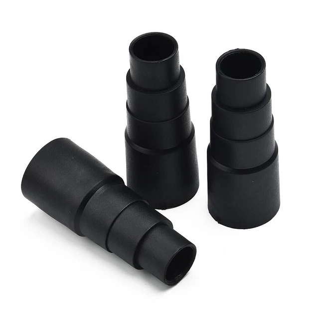 Lot De 2 Adaptateurs Universels 32 Mm Vers 35 Mm – Convertisseurs Noirs Pour Tuyaux D’Aspirateur Et Accessoires