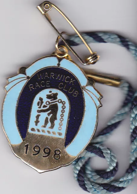 Annual Members Badge Warwick Racecourse 1998