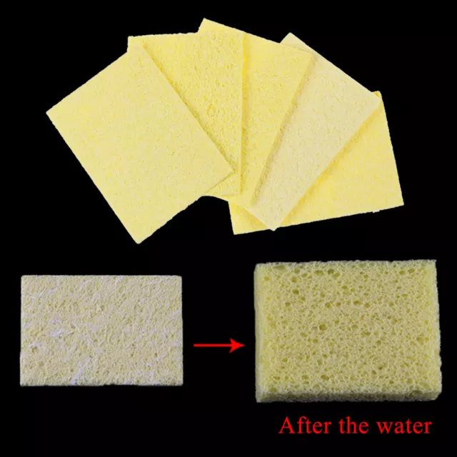 5Pcs Cleaning Sponge Cleaner fr Enduring Electric Welding Solderin_tu