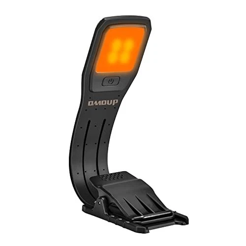OMOUP Bookmark Book Lights Rechargeable Reading Light Amber Book Light with 4...