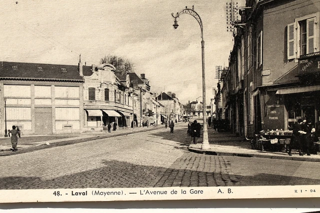 17007 CPA Laval Meyenne L Avenue de La Gare 1916 Ak France Straße