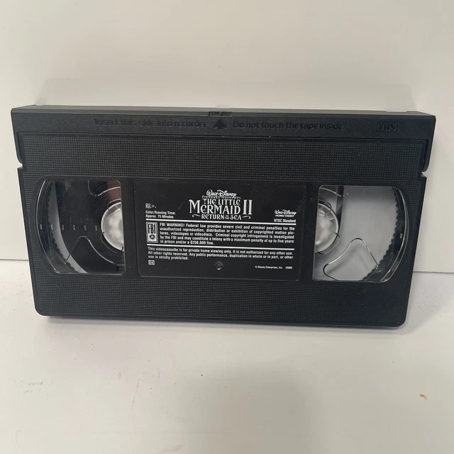 LITTLE MERMAID II, The Return to the Sea (VHS, 2000) Missing Cover
