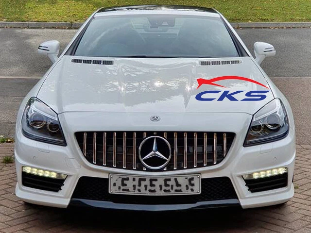Mercedes SLK R172 Panamericana GT GTS Grill Grille Chrome + Black 2011-2015