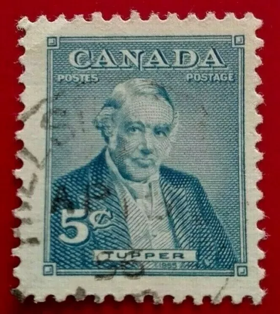 Canada:1955 Canadian Prime Ministers 5 c. Rare & Collectible Stamp.