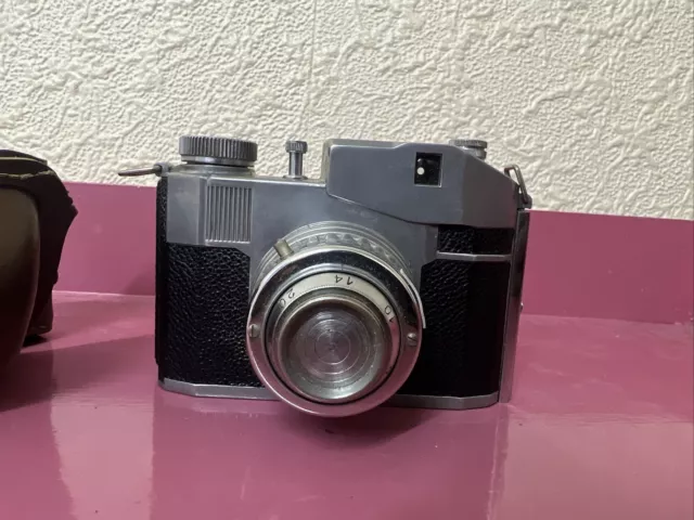 Cámara fotográfica vintage Pocket Comet II 2 CMF Bencini Milano hecha en Italia década de 1950
