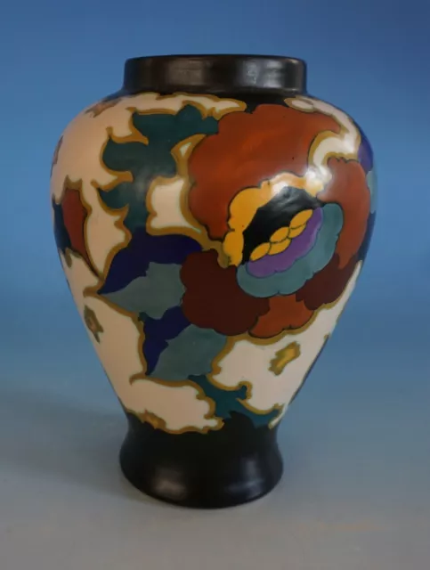 Gouda Holland Ceramic Vase Flower Vase Regina Lydia 21cm (F23-569)