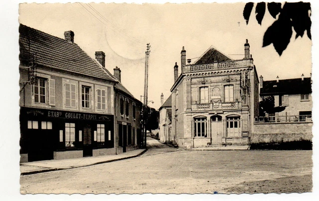 HERMONVILLE - Marne - CPA 51 - Rue de Luxembourg - La poste - ets Goulet-Turpin