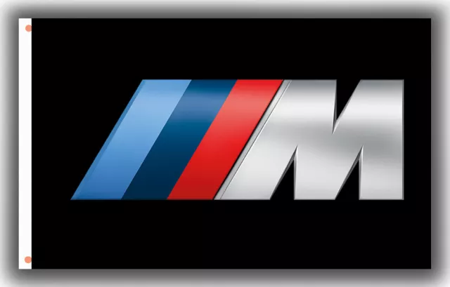 BMW M Logo Flag Banner Wall Decor Flag 3x5ft 90x150cm Garage Best banner