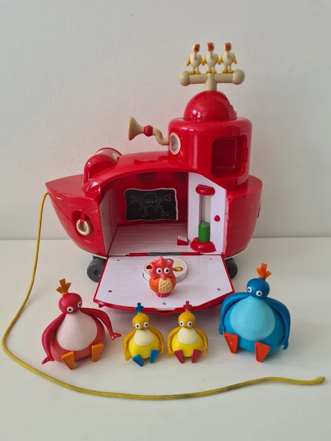 Cbeebies Pull CBEEBIES TWIRLYWOOS BIG Red Boat Pull Along With Lights x5 Figures £24. ...
