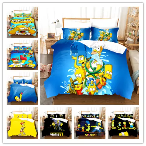 The Simpsons Collection Single/Double/Queen/King Bed Quilt Cover Set