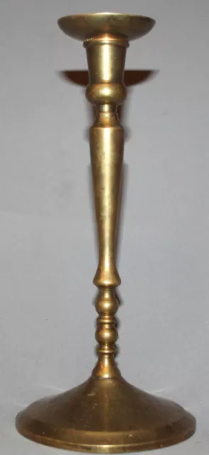 Antique Art Deco Solid Brass Candlestick