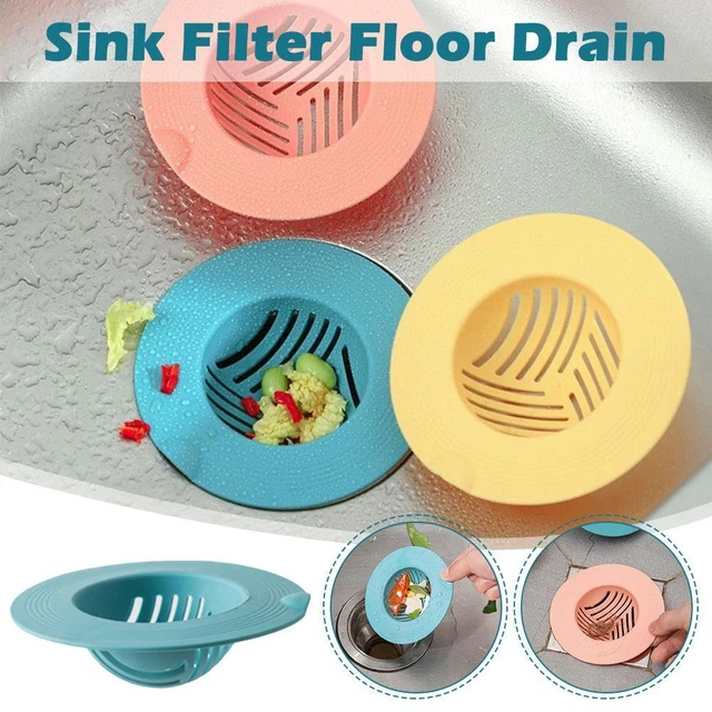 1x colador fregadero de silicona enchufe de residuos fregadero filtro alcantarillado colador piso BONITO