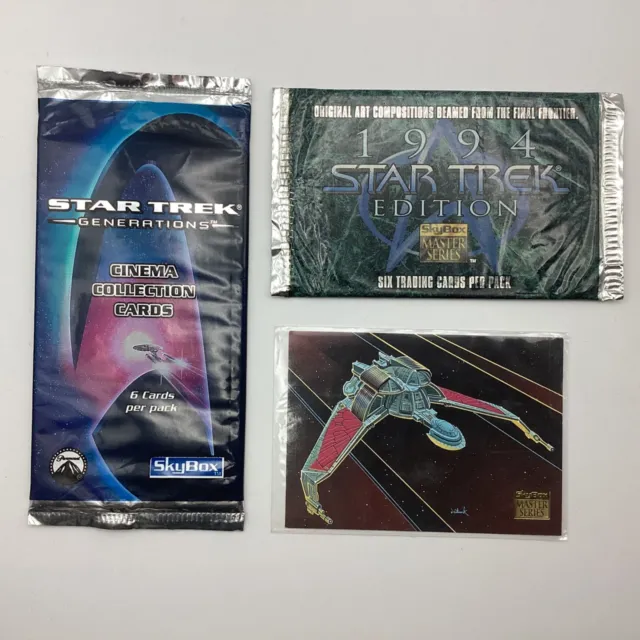 SkyBox Master Series 1994 Star Trek Trading Cards (Opened Packs) (Q6) W#618
