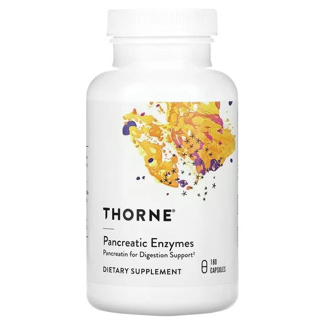 THORNE, PANCREATIC ENZYMES, 180 Capsules, Expiry"2026 £87.09 PicClick UK