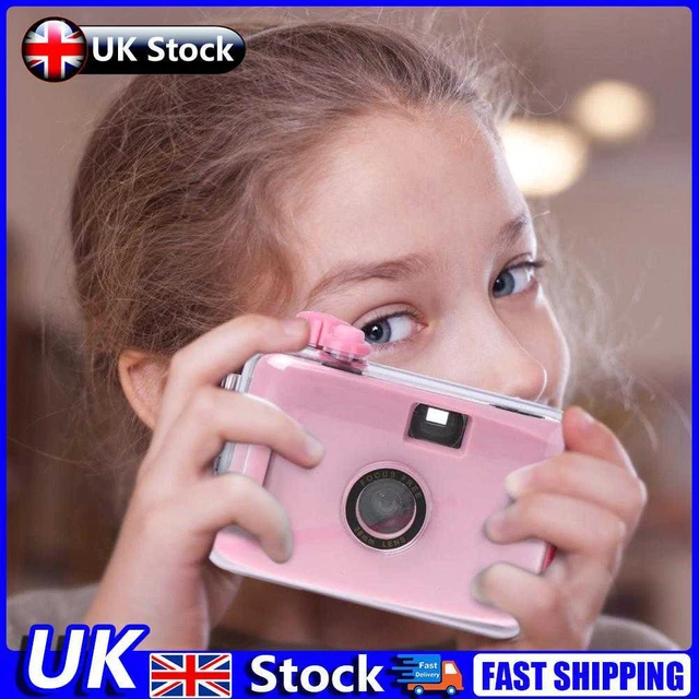 Kids Camera Non-disposable Waterproof Shockproof Film LOMO Camera Toys (B) UK