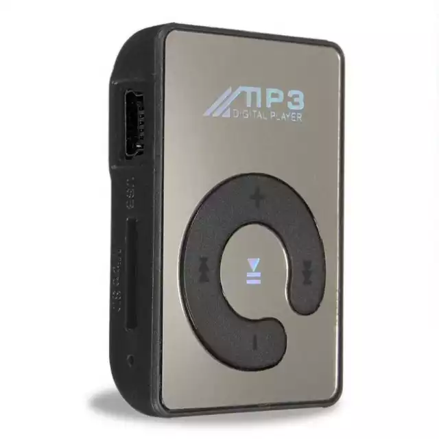 Ociodual Lecteur MP3 Effet Miroir avec Batterie Rechargeable Fente Micro SD