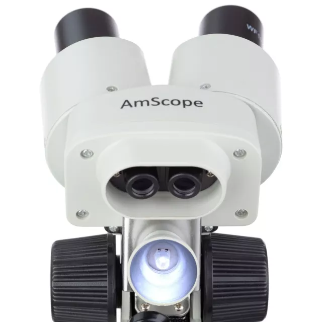 AmScope 20X Inalámbrico LED Portátil Prismáticos Estéreo Microscopio para Niños 3