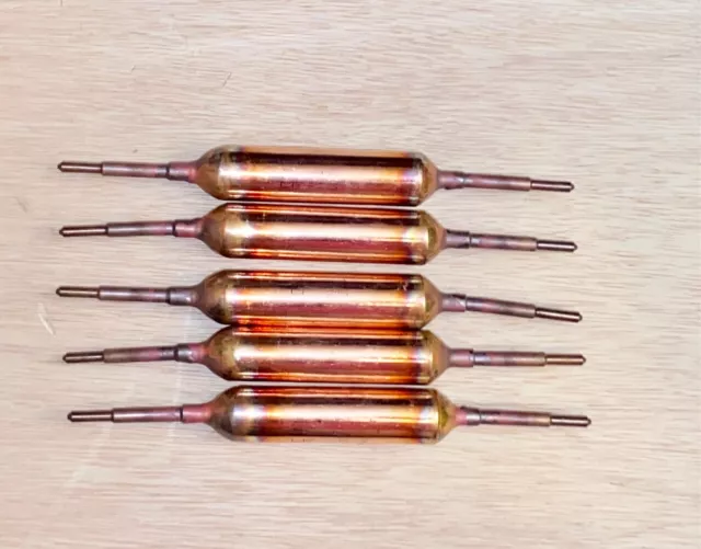 ( 5 PCS) Copper Welding Filter Drier for Air condition & Refrigerant, 25 Grams