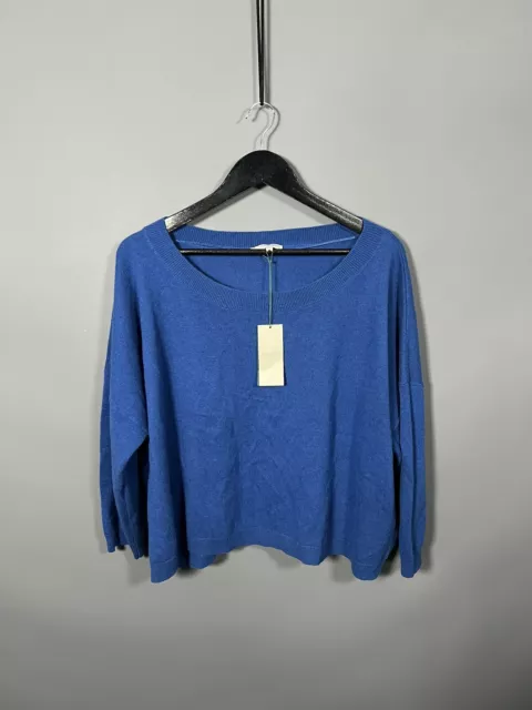 HOBBS ALEXA Jumper - Size XL - Blue - Wool Cashmere - NEW WITH TAGS - Women’s