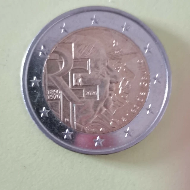 PIÈCE DE 2 euros France Commémorative Charles de Gaulle 2020 EUR 700,00