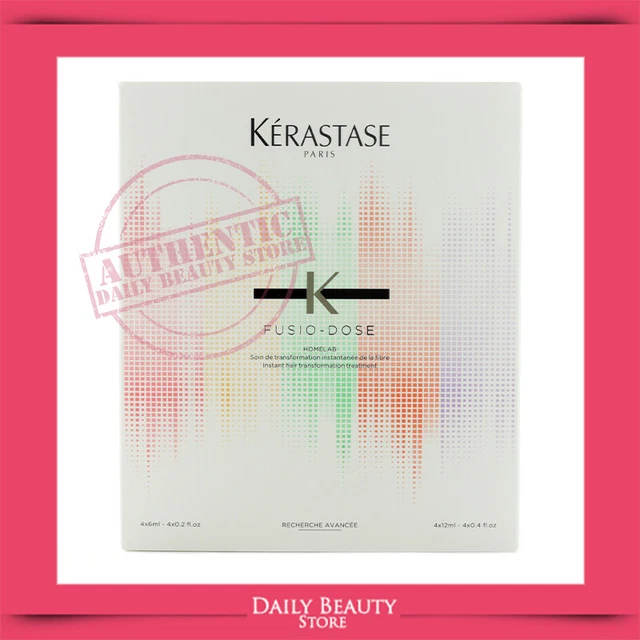 Kerastase Blond Absolu Home Lab Booster Cicafibre 6ml x 4 Tubes NEW