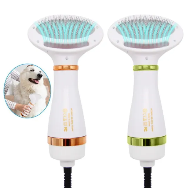 2-En-1 Pet Brosse Portable Peigne à cheveux Sèche-cheveux pour chien  Chat