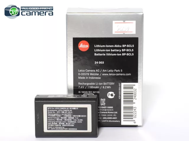 Leica BP-SCL5 Lithium-Ion Battery 24003 for M10 M10-R Cameras *MINT- in Box*