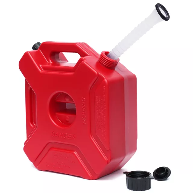 5L/1.3 Gal Fuel Gas Storage Tank Diesel Can Container For ATV/off road/motorbike