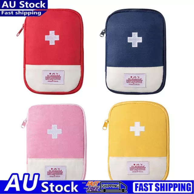 Outdoor First Aid Kit Bag Portable Travel Emergency Medicine Storage Organizers