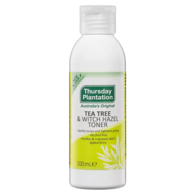 Thursday Plantation Tea Tree & Witch Hazel Toner 100mL Purifies Tightens Pores