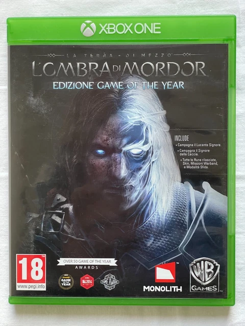 La Terra di Mezzo L'Ombra di Mordor Ediz. GOTY Ita XBox One NUOVO