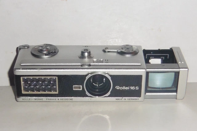 ROLLEI 16 S mit ZEISS Tessar 2,8/25mm - gebraucht - Funktion geprüft