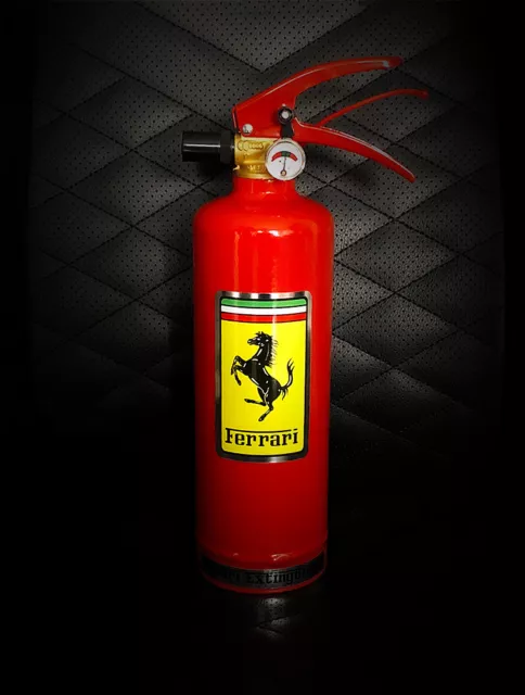FERRARI Fire Extinguisher sticker decal