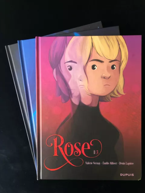 # 3 BD - ROSE - tomes 1/2/3 - VERNAY/ALIBERT/LAPIERE - éd. Dupuis