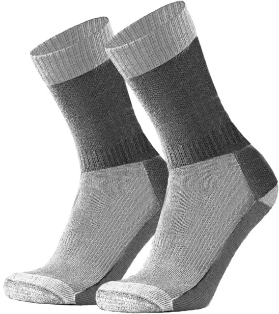Merino Wool Mens Thick Heavy Duty Wool Blend Work Hiking Boot Winter Socks 6-11