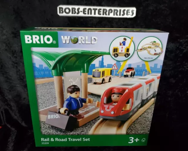 BRIO® World - 33210 Rail & Road Train Set