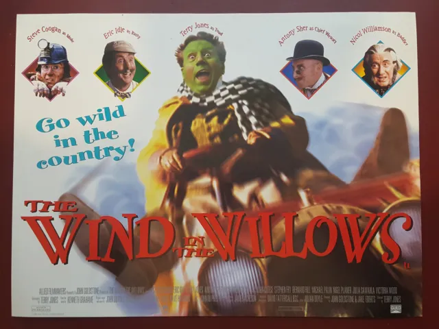 The Wind In The Willows Orginal Mini Cinema Movie Poster 1996