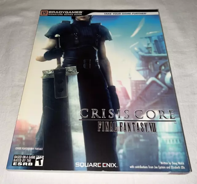 Crisis Core Final Fantasy VII libro delle soluzioni inglese