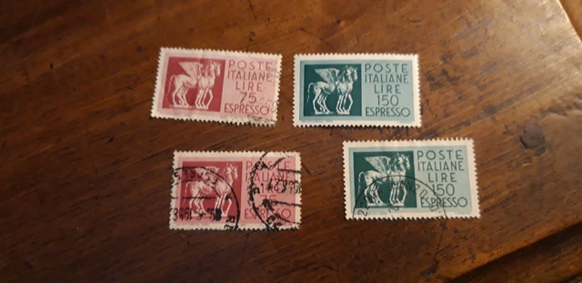 Timbres Italie stamps Italy 1953/1955/1956/1957/1958/1959/1960/1961/1963/1966 19