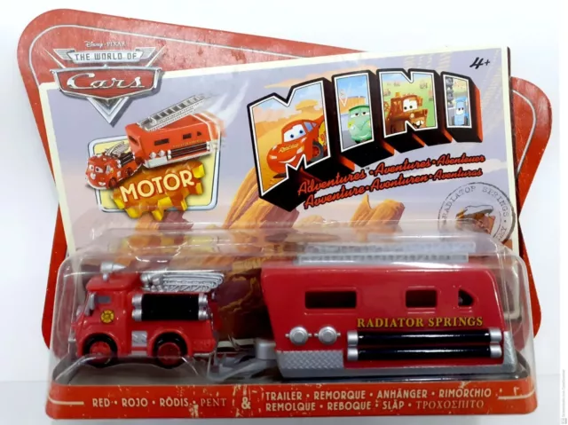 Cars Mini - Red con Rimorchio - Red & Trailer - Motorizzato a Retrocarica -