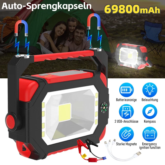 69800mah Veicolo 1000A 12V Avviamento Jump Starter Auto Caricabatterie Booster Powerbank