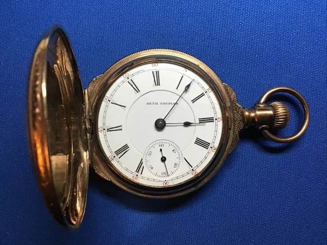 OROLOGIO DA TASCHINO SETH THOMAS HENRY MOLINEUX TAGLIA 18, MOLTO RARO - Foto 3