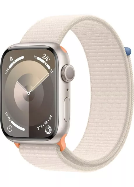 Apple Watch Series 9 GPS Aluminium 45mm Smartwatch (4,5 cm/1,77 Zoll, Watch...