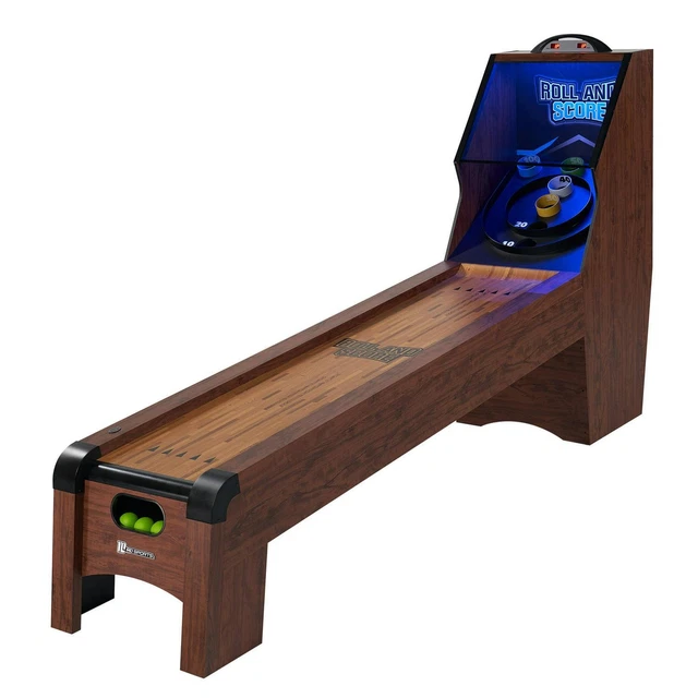 ROLL AND SCORE Table with Steel Legs, LED Scorer, Arcade Sound Effects